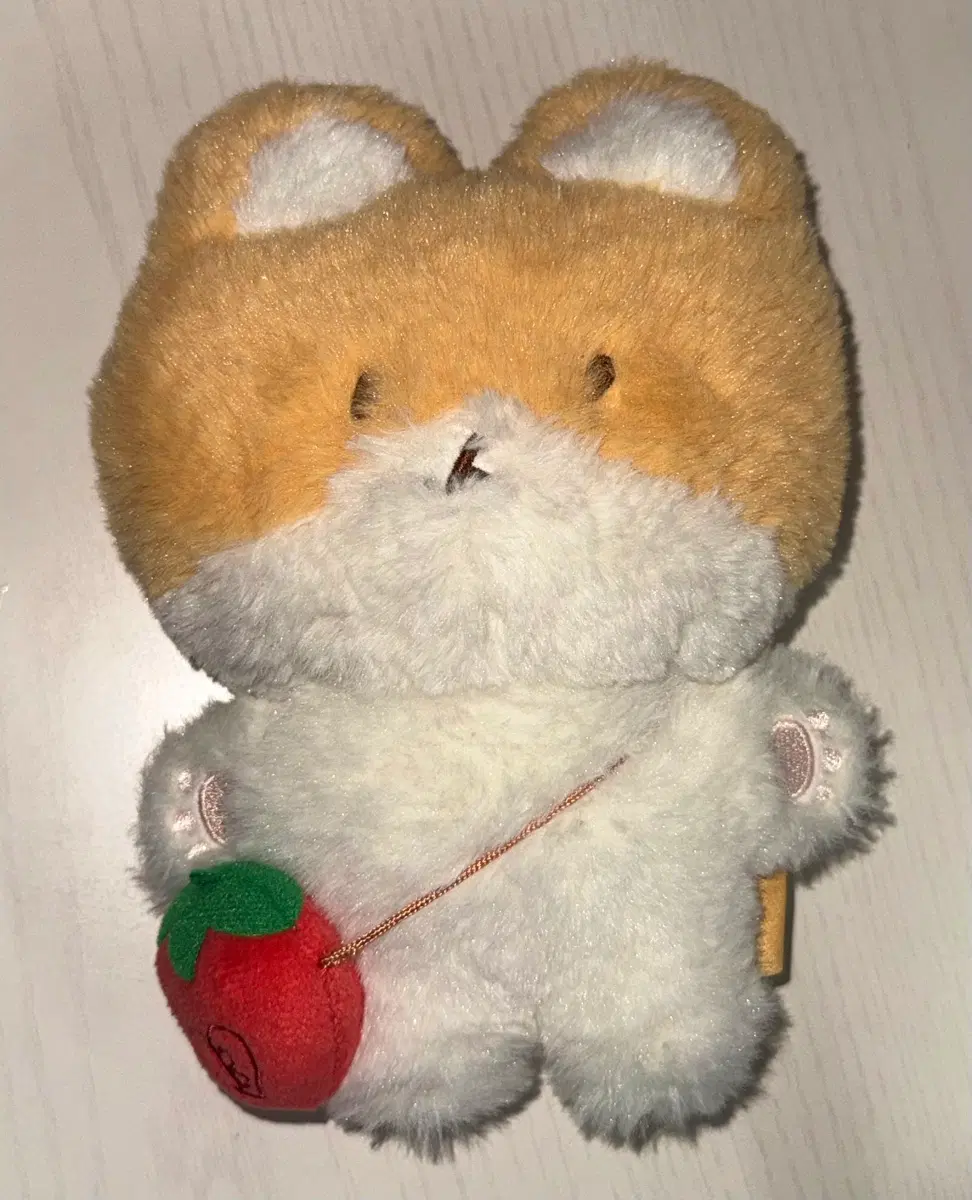 백현 딸기 터래기 인형 20cm