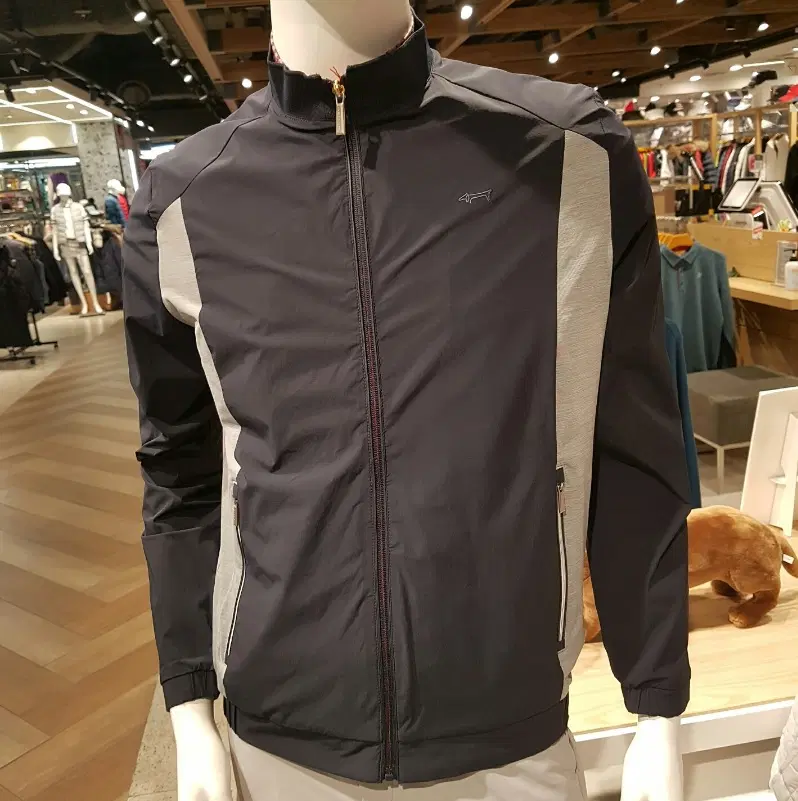 [XL, A급] 루이까스텔 골프 블루종 점퍼/환절기 자켓#625