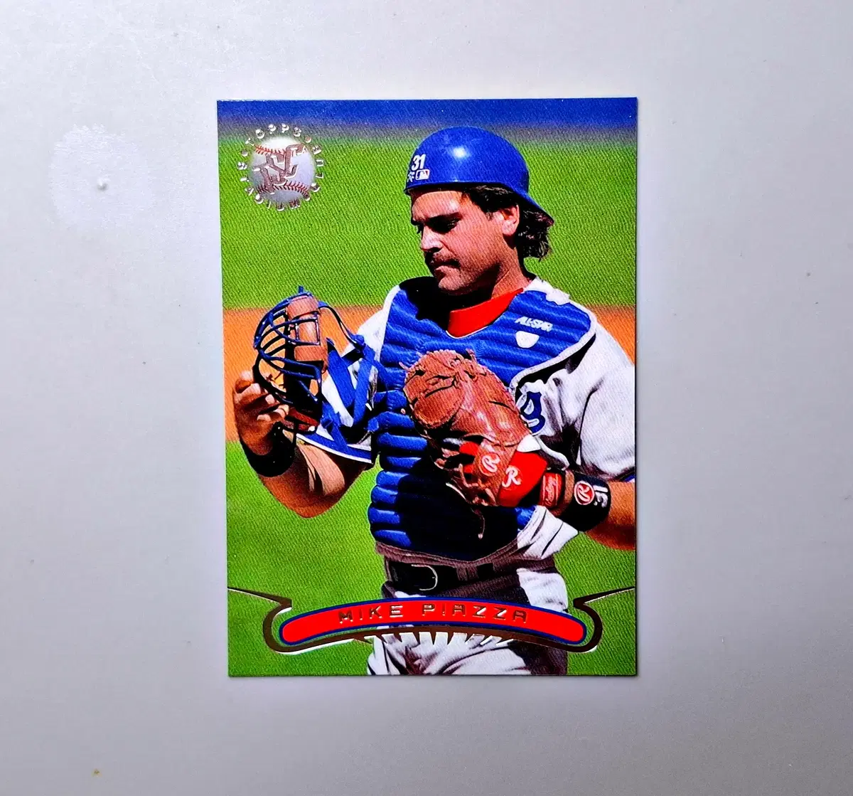 MLB 마이크 피아자 1991년 디자인 SP 2021 탑스 스타디움 클럽 특수 저확률카드