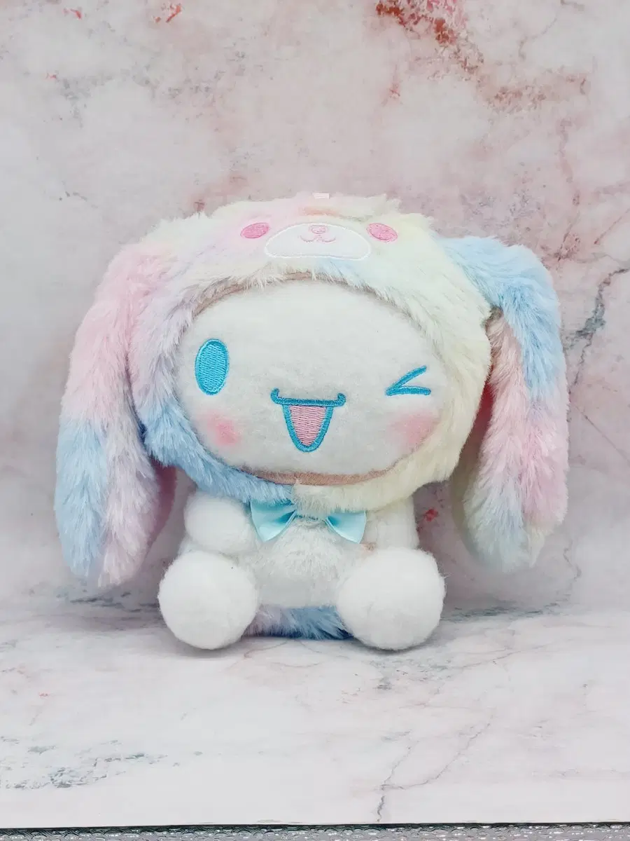 산리오 랜덤인형 시나모롤 인형 무지개색