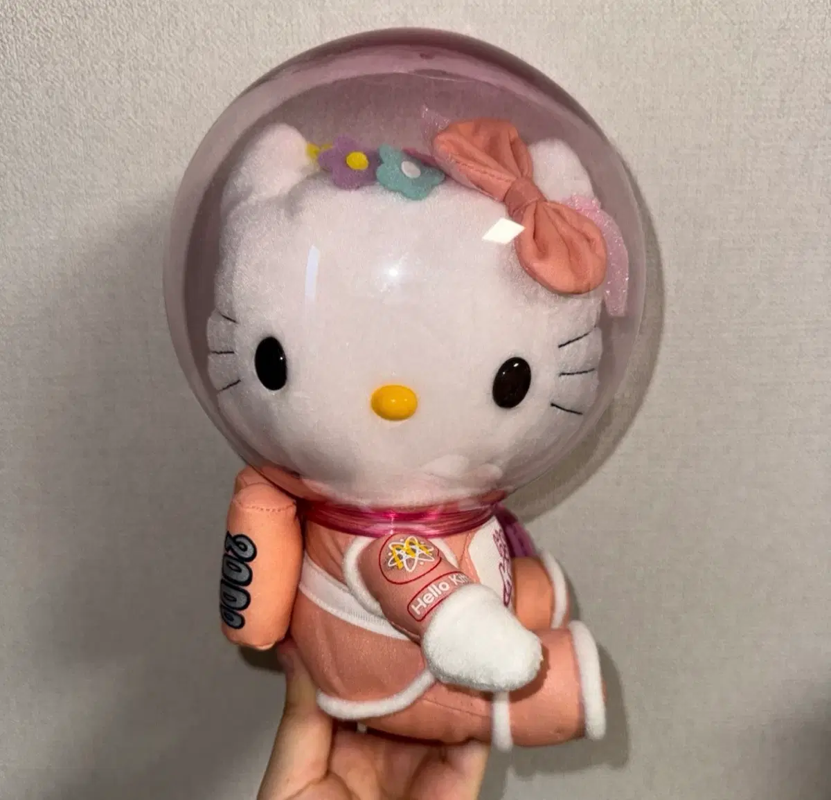 고전 우주복 헬로키티 인형