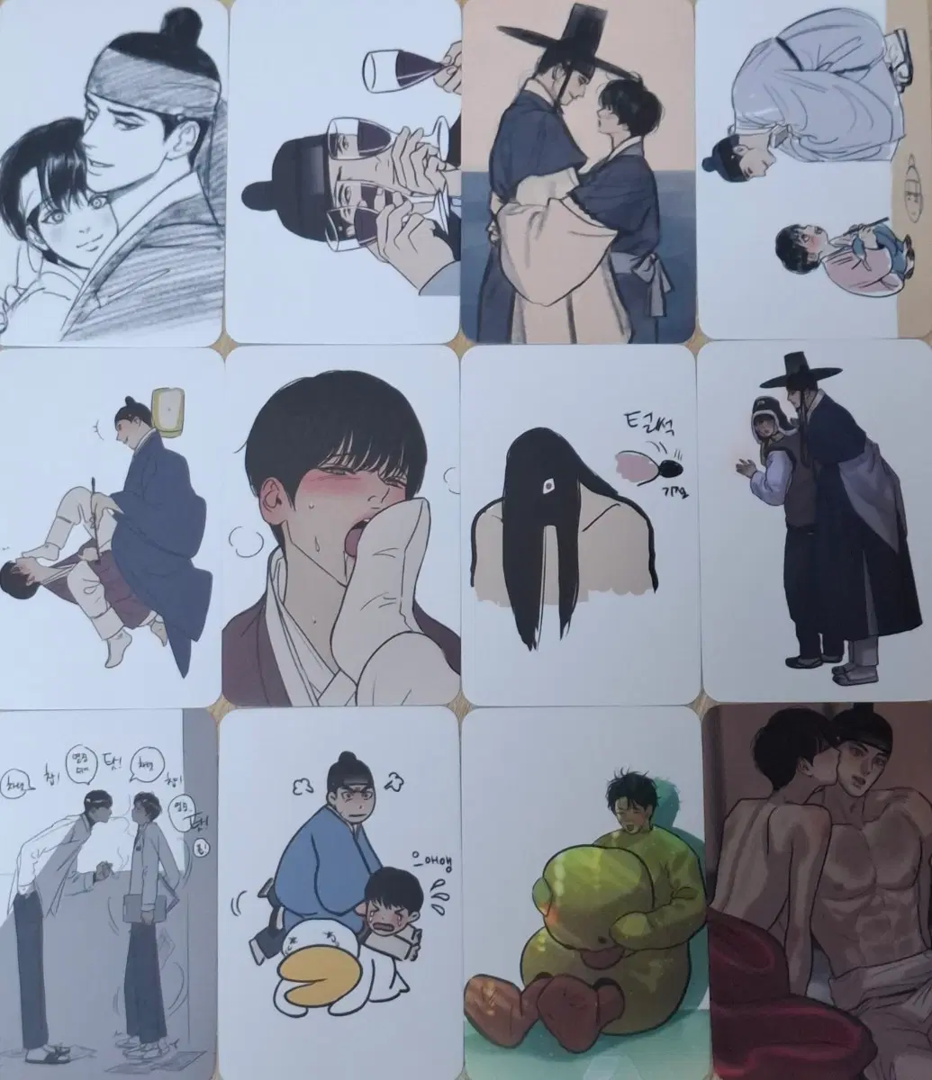 투니크 야화첩 방문포카 방포 포토카드 판매양도