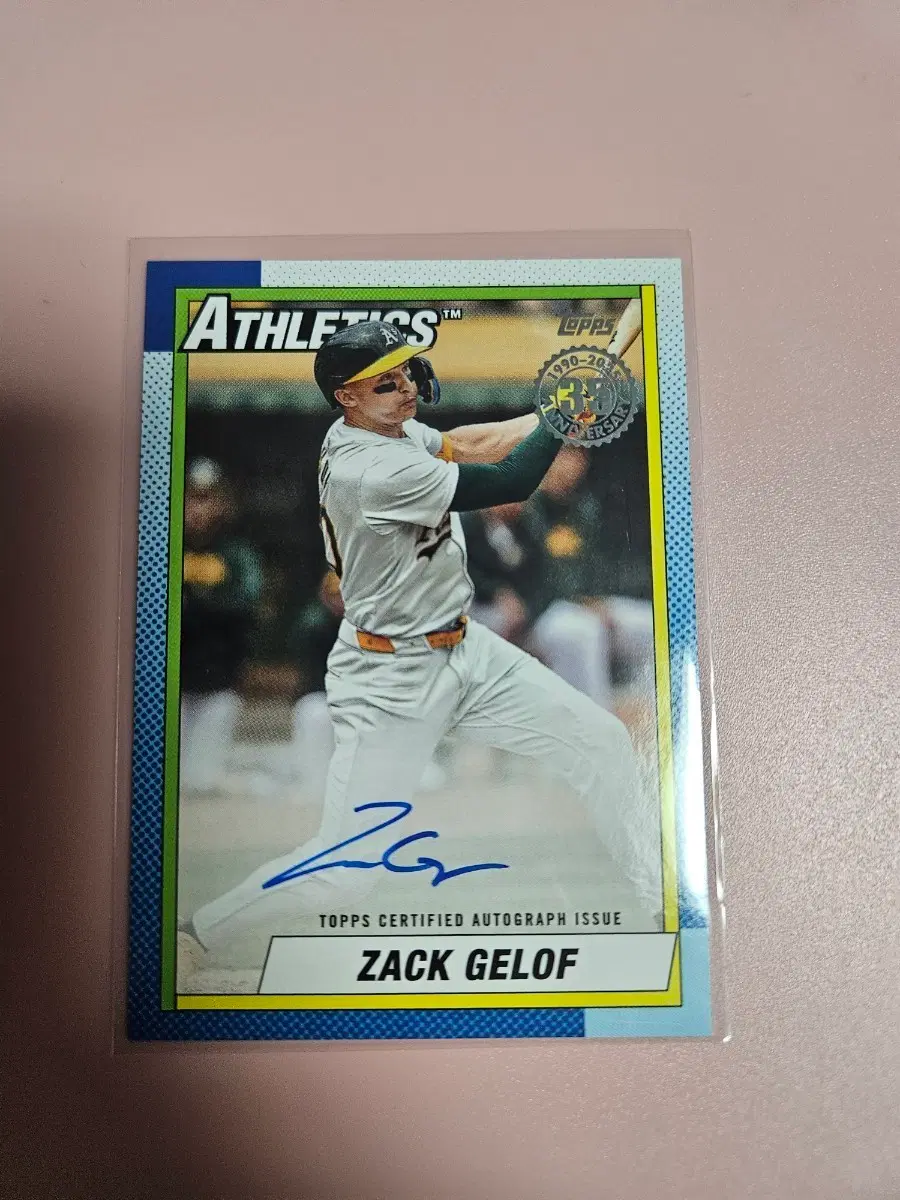 오클랜드)잭 겔로프 2025 Topps 오토