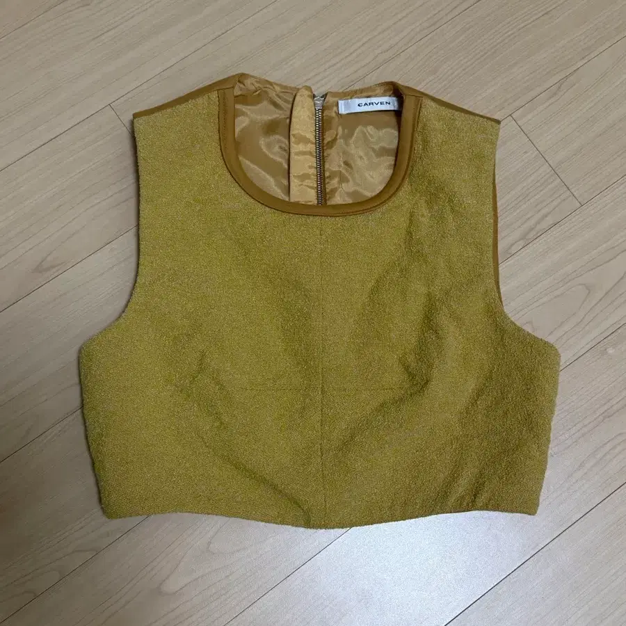 CARVEN 카르뱅 크롭 베스트