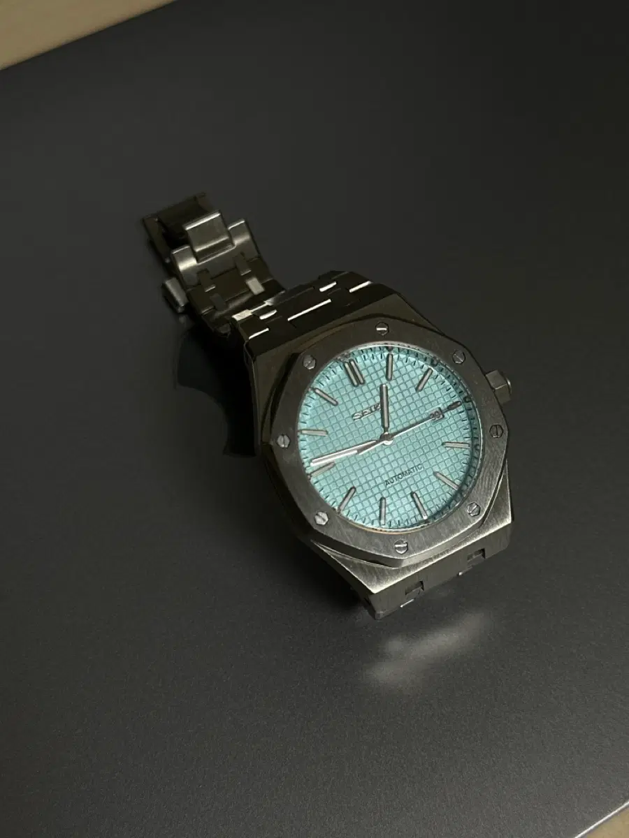 세이코 로얄오크 민트 다이얼 커스텀 MOD 41mm