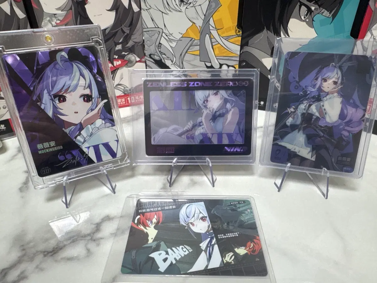 젠레스 존 제로 샤이닝소울 TCG 카드 vol.2 - 비비안 에이전트 Set