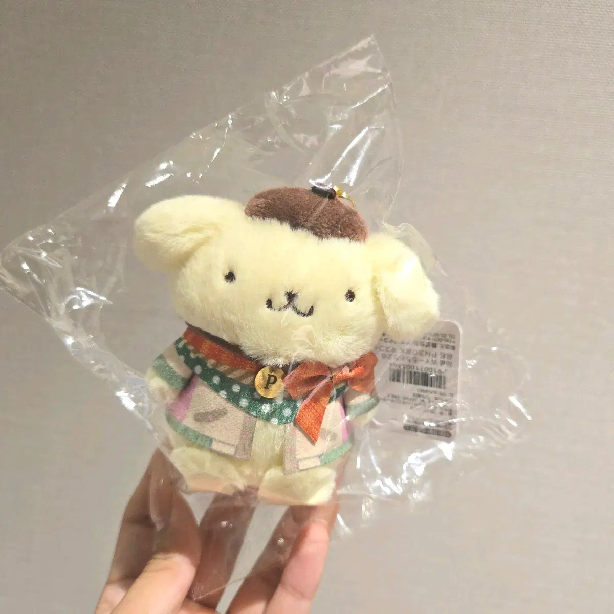 산리오 폼폼푸린 30주년 퓨로랜드 한정 마스코트 인형 키링