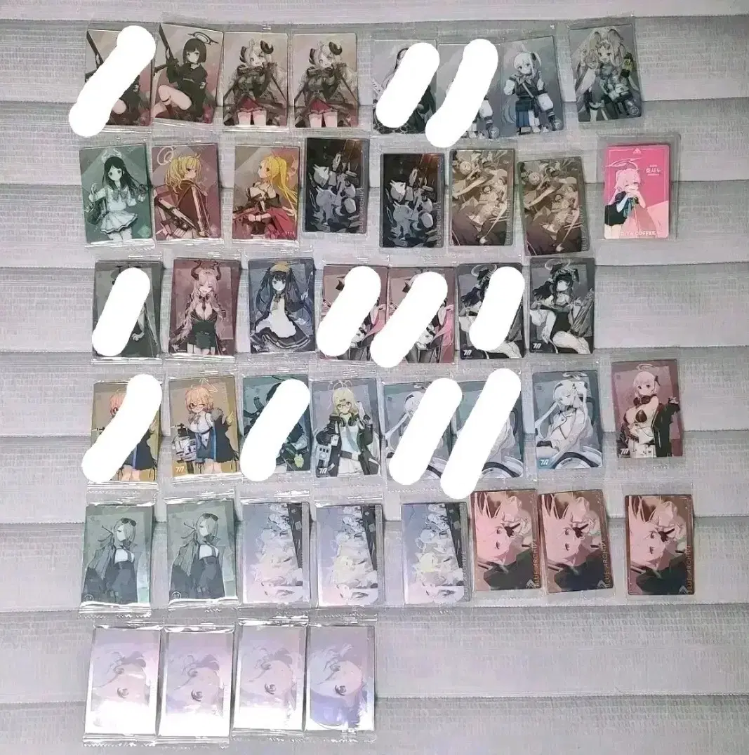 블루아카이브 웨하스 카드 4탄 & 3탄 & 2탄 미개봉