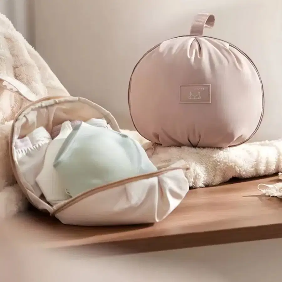 여행용 속옷 파우치 리에즈 브래지어 가방 캐리어수납 캐리어 파우치 원형 여행가방 여행파우치