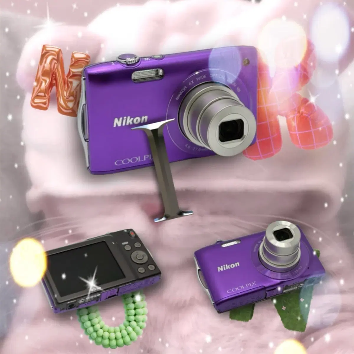니콘 쿨픽스 S3300 Coolpix 디지털카메라 사나디카