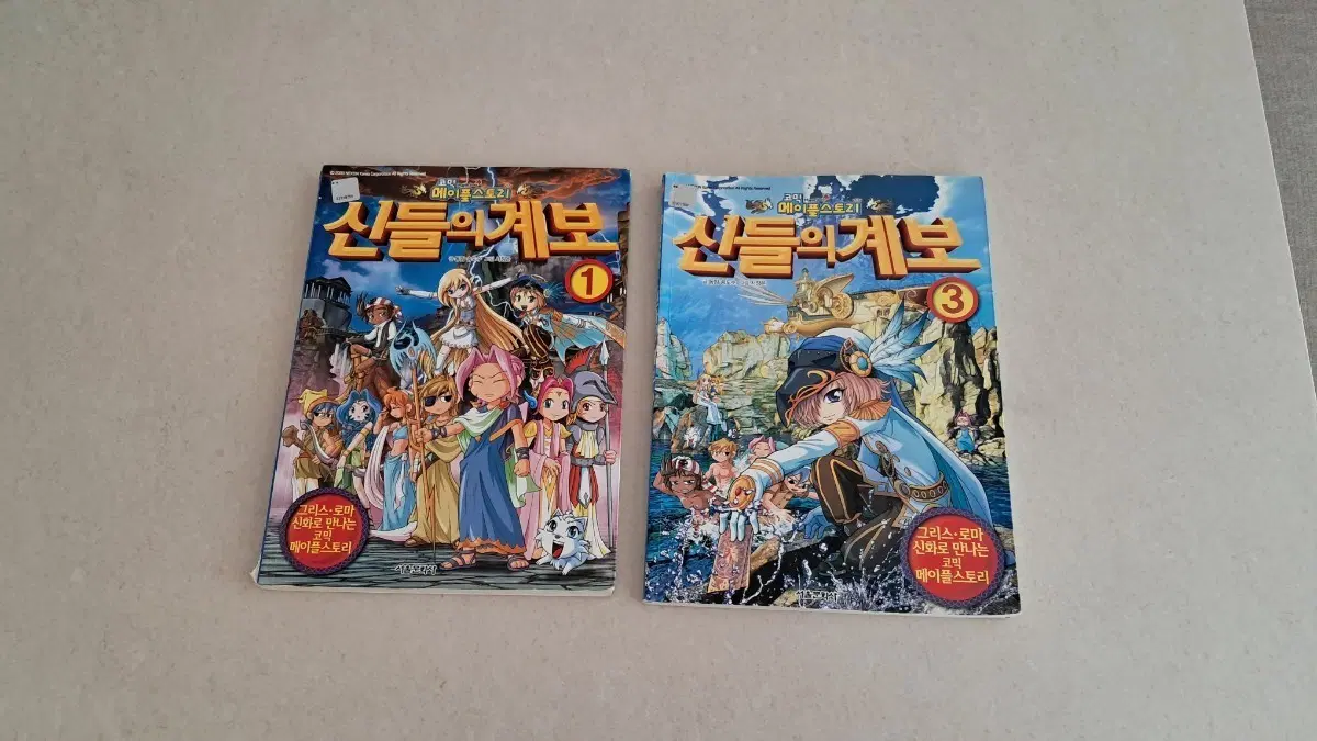메이플스토리 신들의 계보 1권 & 3권