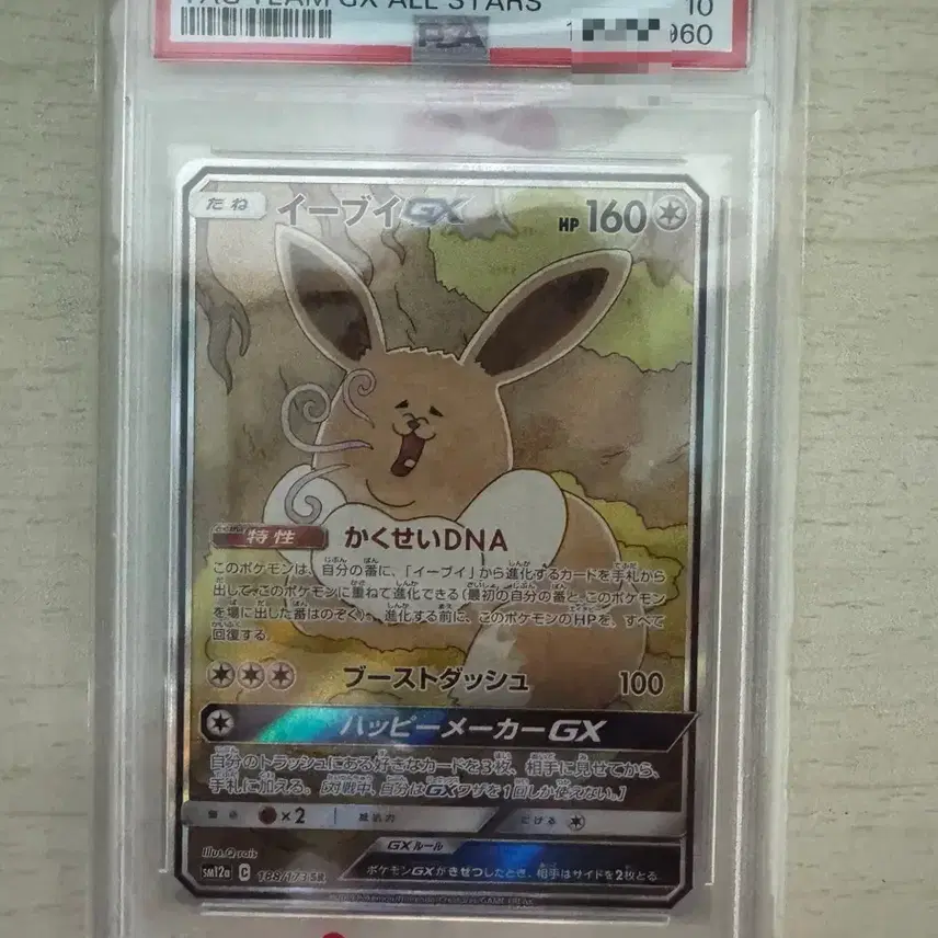 포켓몬 ㅇ2019 포켓몬스터 카드 이브이 GX 태그팀 올스타즈 PSA 10 일판