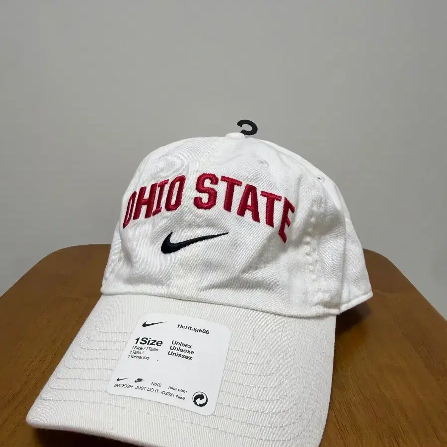 (새상품) 나이키 볼캡 빈티지 헤리티지86 모자 Ohio State