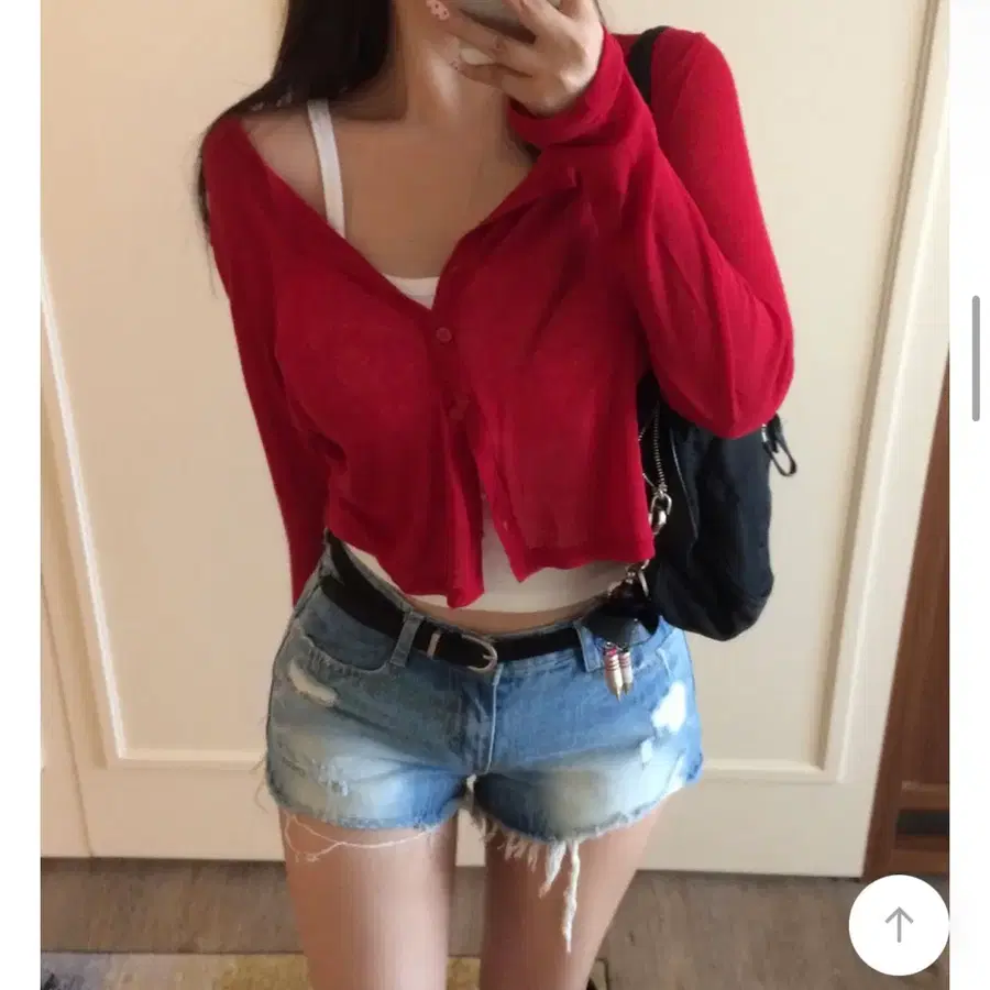 히프나틱 살안타 썸머 시스루 가디건[텐셀70%,울30%]