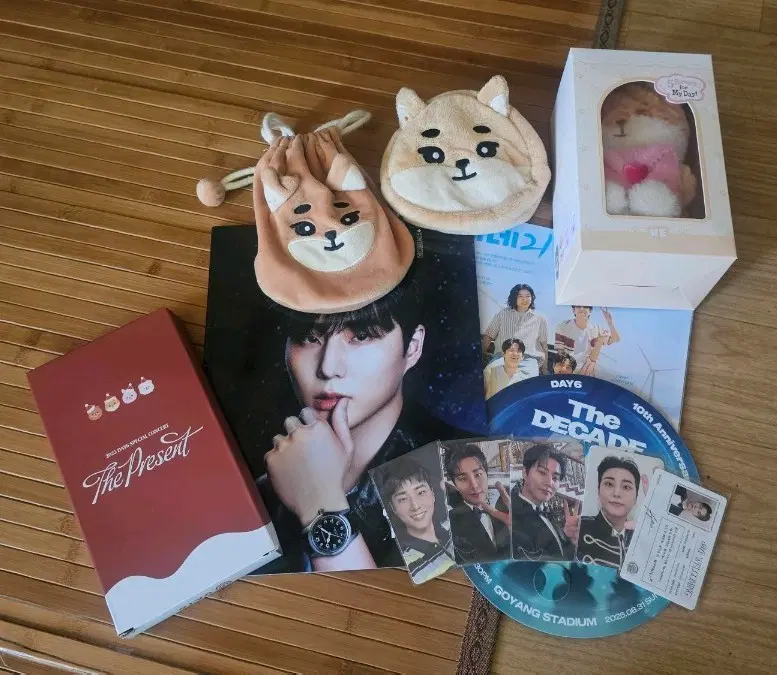 데이식스 영케이 데니멀즈 쁘띠멀즈 파우치 잡지 포카 입장기프트 공굿 일괄