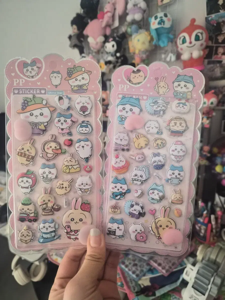 치이카와 먼작귀 봉봉말랑이 스티커