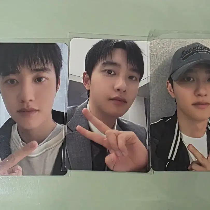 도경수 디오 포카 3종
