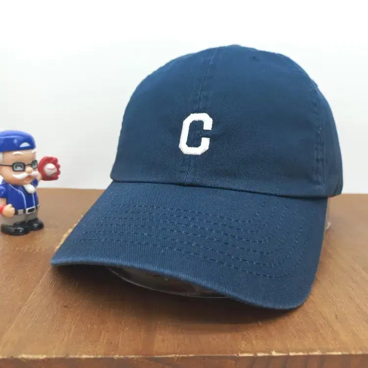 Covernat 커버낫 어센틱 C 로고 데일리 캐주얼 6패널 야구모자 볼캡 네이비