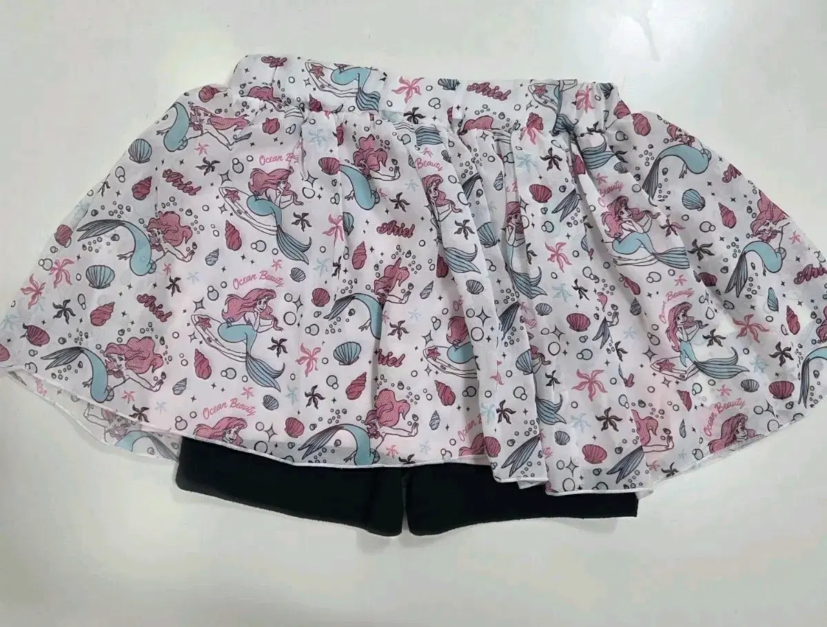 일본 120 디즈니 인어공주 치마 레깅스 치랭스
