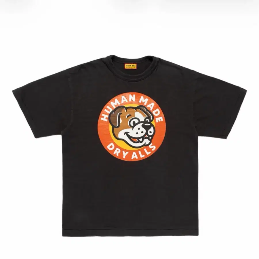 휴먼메이드 불독 그래픽 반팔 티셔츠 블랙 2XL