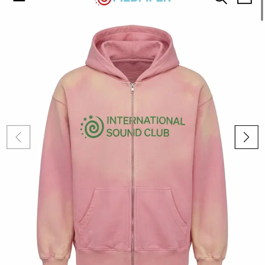 Piedpiper INTERNATIONAL SOUND CLUB ZIP HOODIE 후드집업
