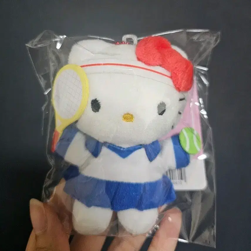 산리오 헬로키티 테니스 인형 키링
