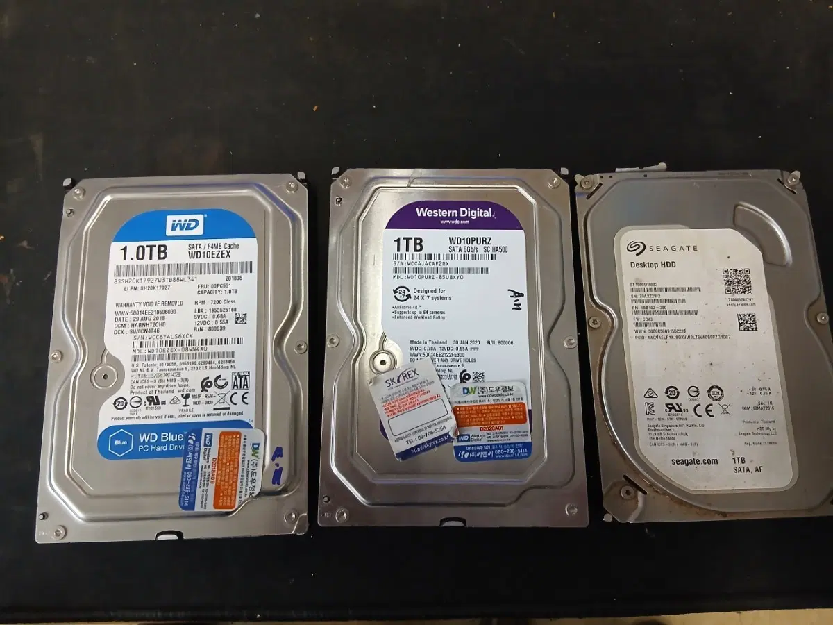 1TB HDD 3.5인치 중고