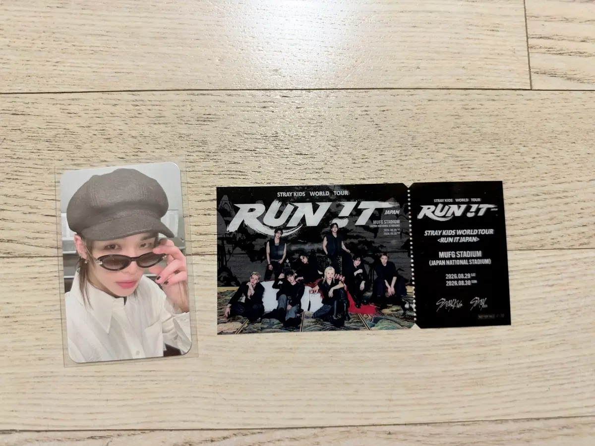 현물) 스트레이키즈 일본 FC 골드/실버 회원 특전 현진 세트