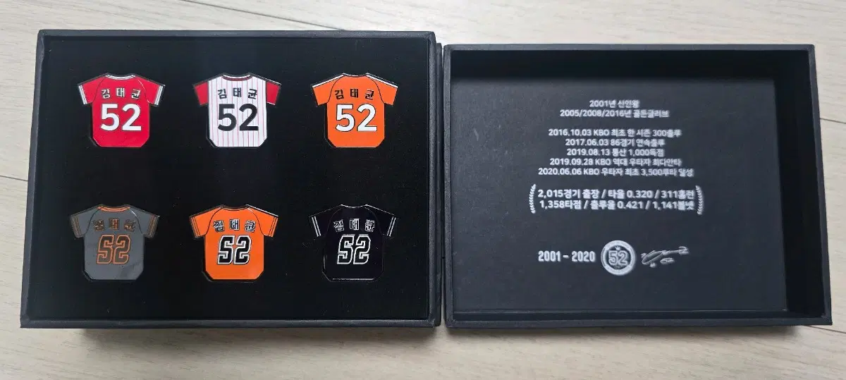 한화이글스 김태균 은퇴기념 뱃지셋트  판매합니다