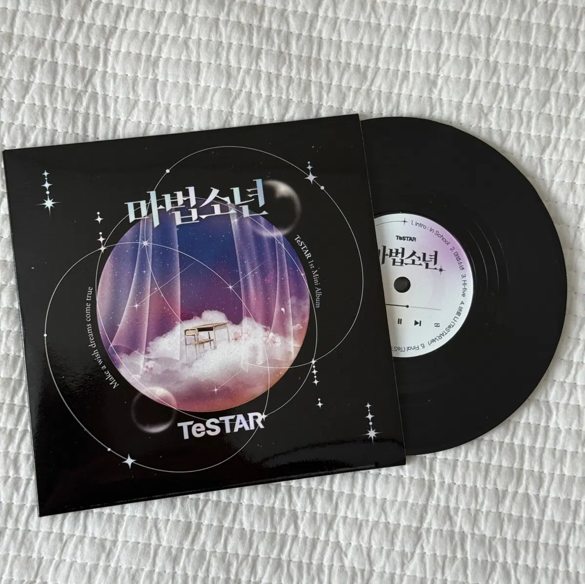 데뷔 못하면 죽는 병 걸림 공식 굿즈 LP 코스터