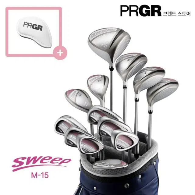 PRGR 프로기아 SWEEP M15 여성 골프채풀세트 (11PC)