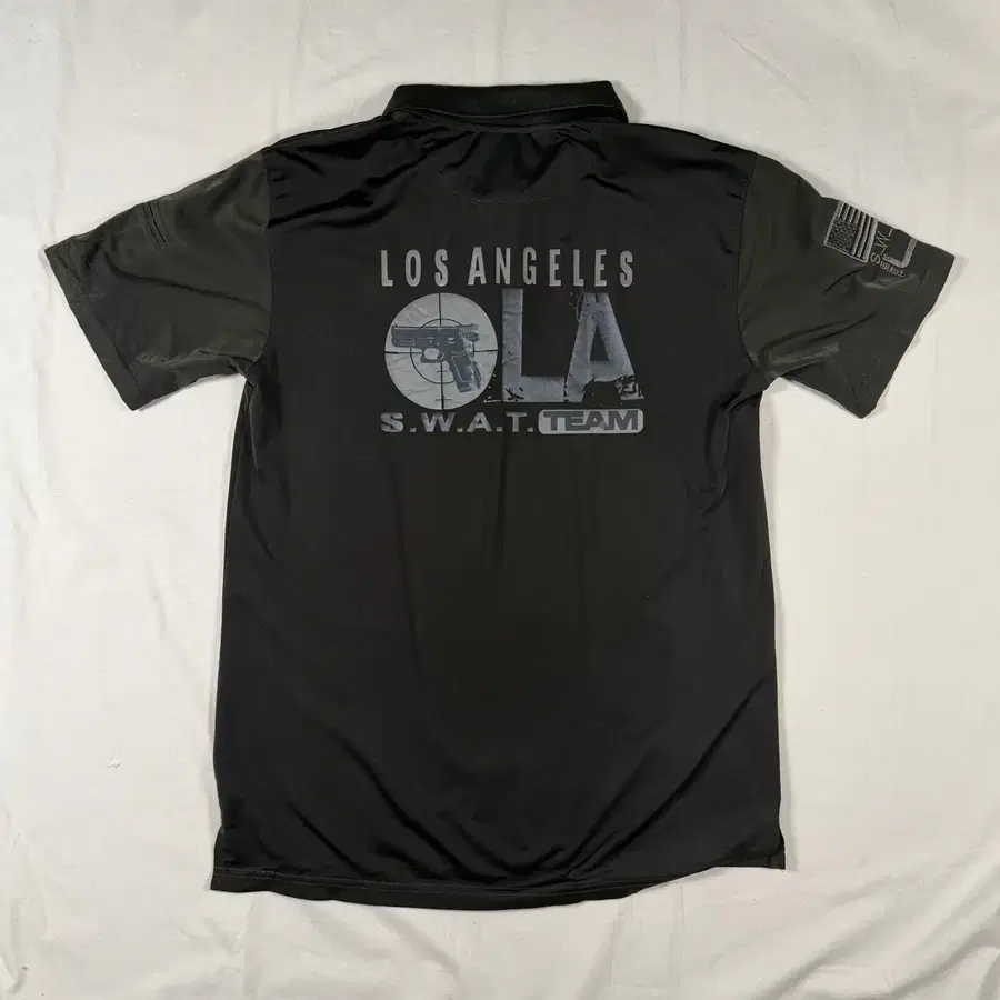 LAPD PK 카라티 반팔 택티컬 경찰 밀리터러 티셔츠