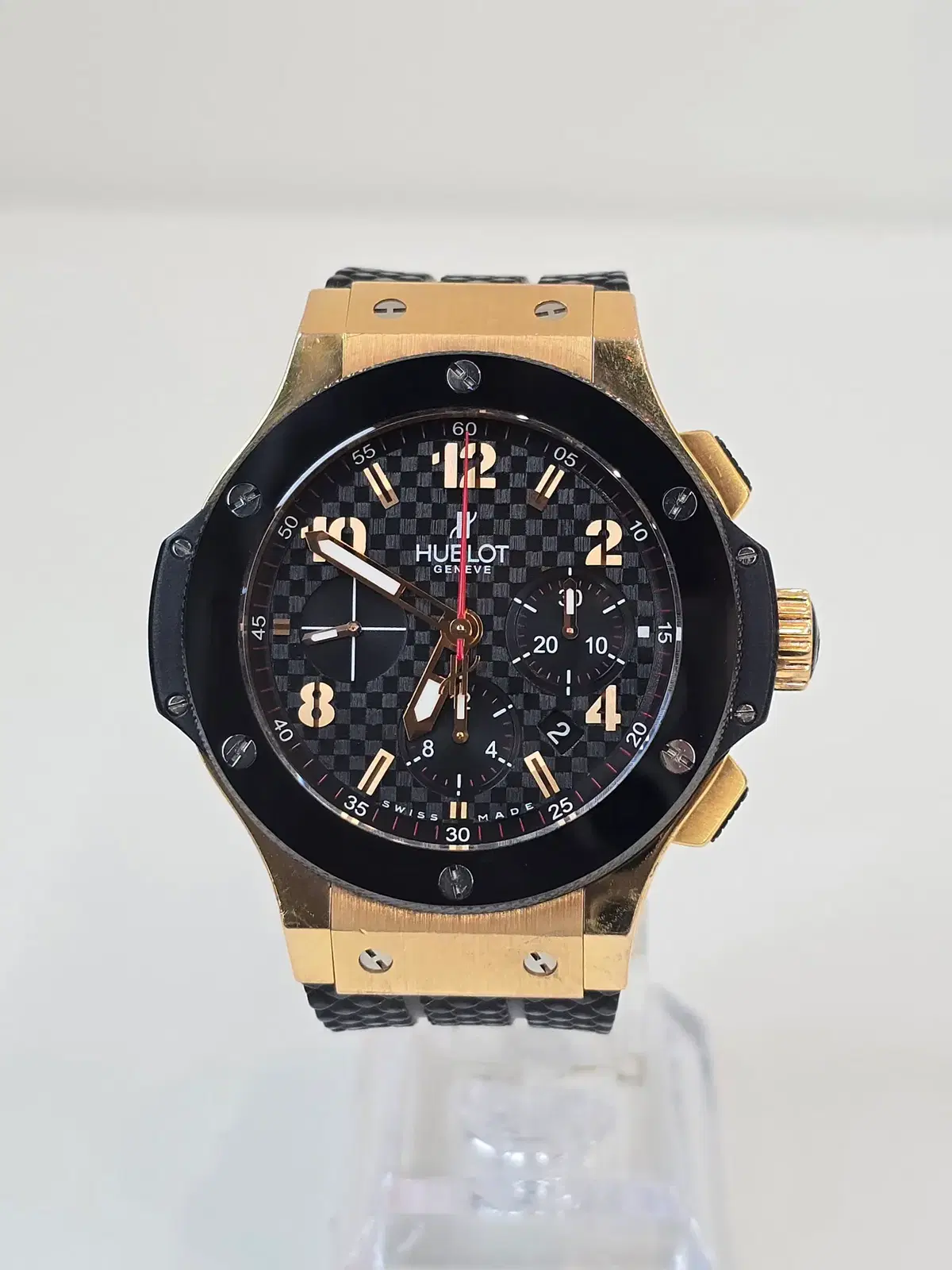 [하이럭스] 위블로 빅뱅 44 골드 세라믹 블랙 카본 시계 301.PB.131.RX