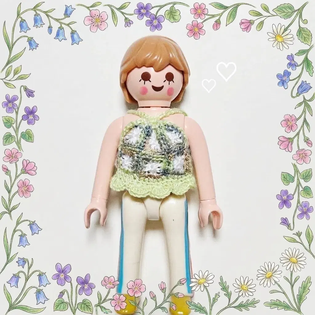 플레이모빌 뜨개옷 모티브 상의 (색상 여러가지 있어요)