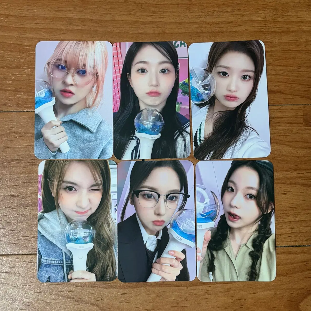 엔믹스 NMIXX 응원봉 집샵 JYP SHOP 미공포 특전 포카 세트