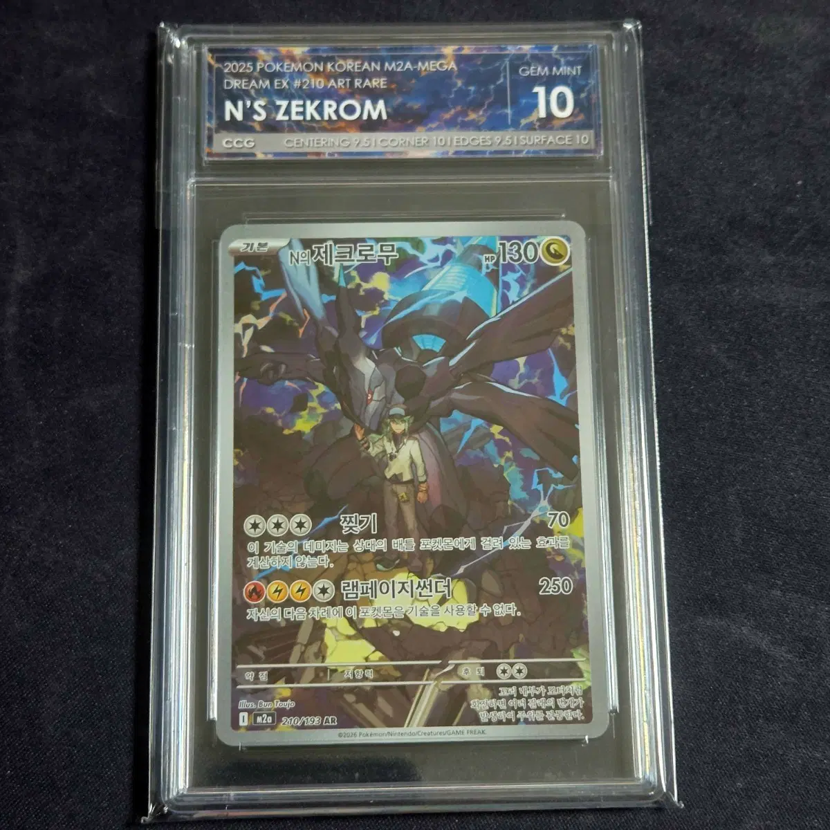 [포켓몬 카드] N의 제크로무 AR CCG 10
