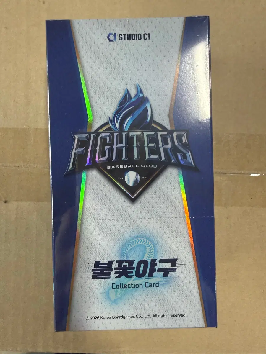 불꽃야구카드 시즌2 1박스12팩 미개봉