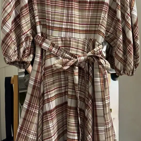 체크 원피스 팝니다