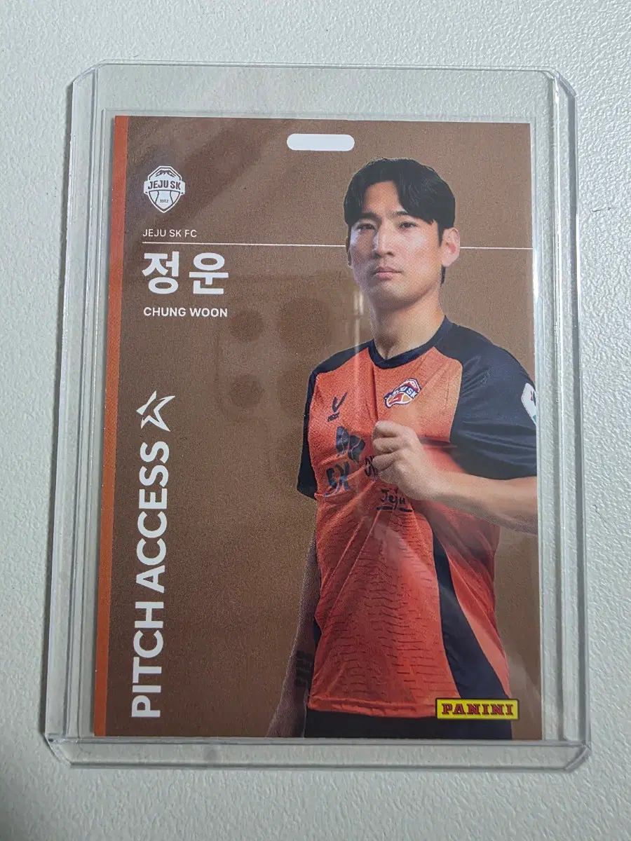 2026 k리그 파니니 정운 Pitch Access 브론즈 제주skfc