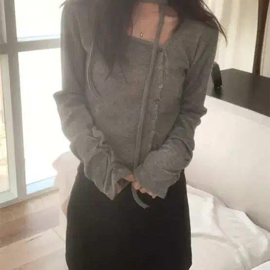 그레이 가디건