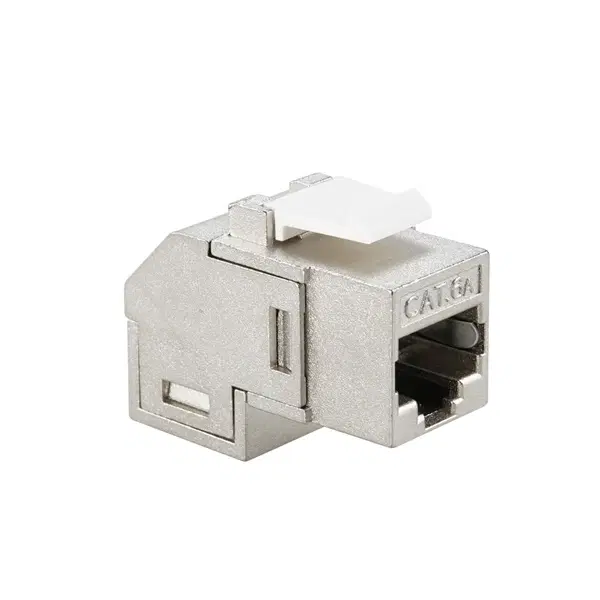 CAT6A 90도꺾임 월플레이트 키스톤잭