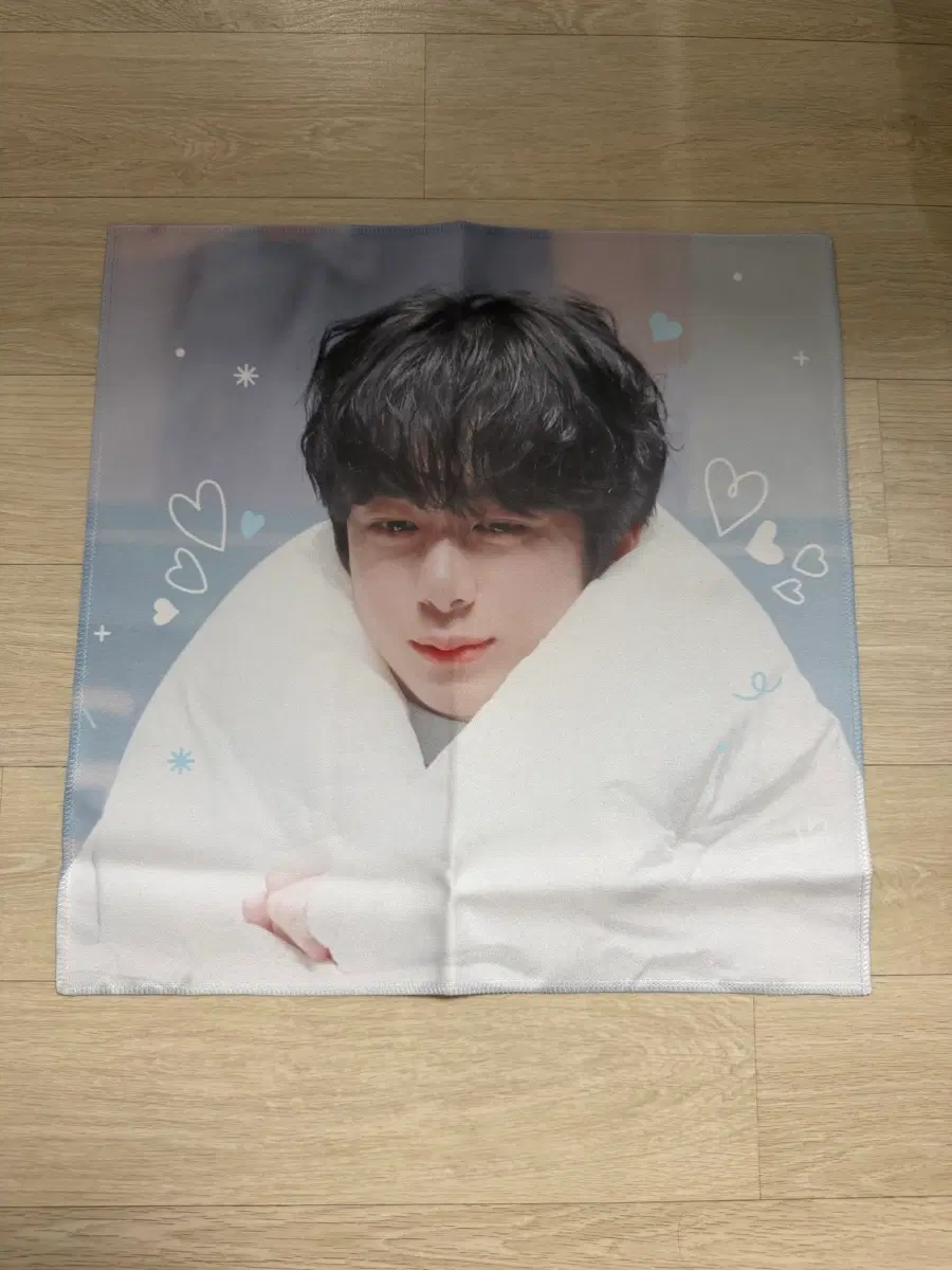 몬스타엑스 형원 정사각 슬로건 이불폭닥 채