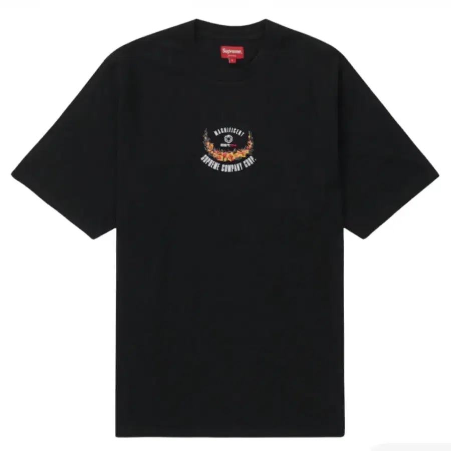 슈프림 빅토리 티셔츠 블랙 XL