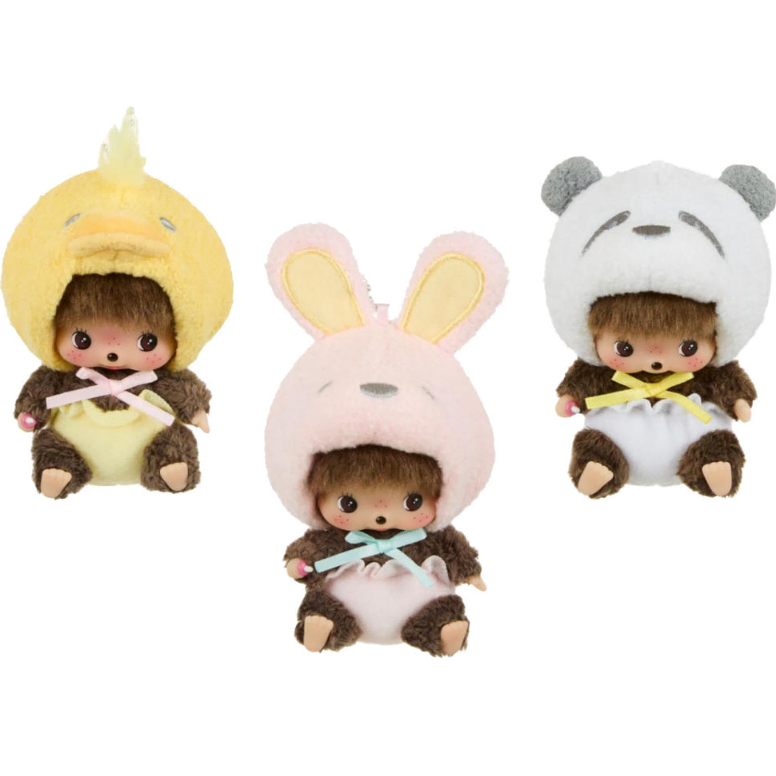 몬치치 베비치치 병아리 팬더 키링 인형 새제품 (미개봉)