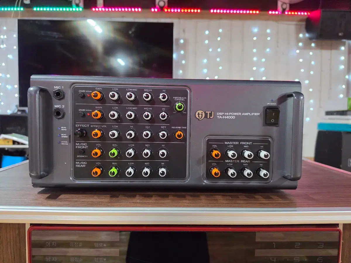 프로페셔널TJ TA-H4000 DSP 파워 앰프 앰프