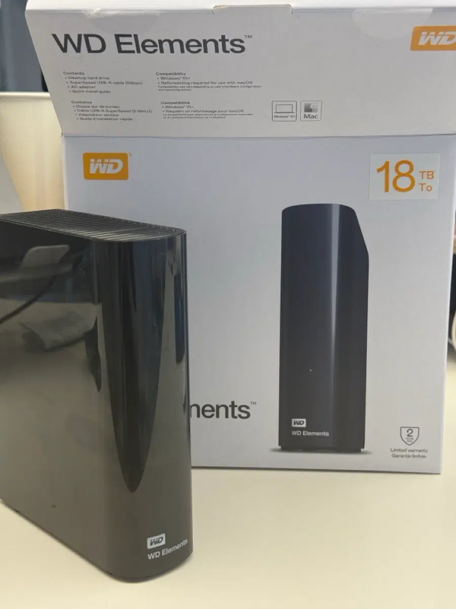 WD Elements 외장하드 18TB