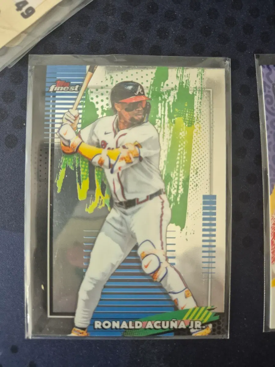 MLB 탑스 파이니스트 애틀란타 아쿠냐 주니어 야구 카드
