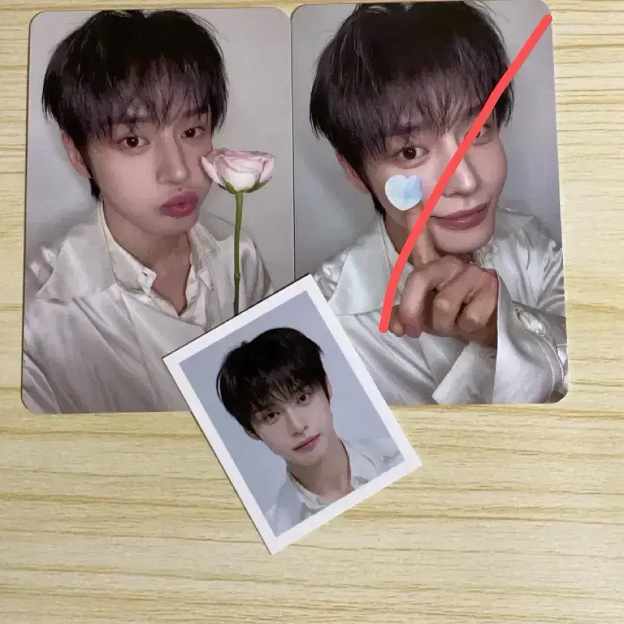 제로베이스원 제베원 제로즈 4기 멤버십 키트 김지웅 포카 증사