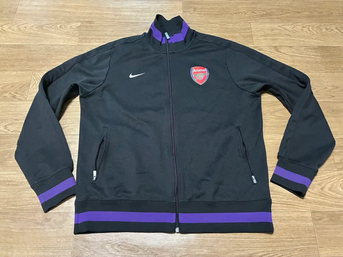 2XL) 나이키 아스날 트랙탑 져지 블랙