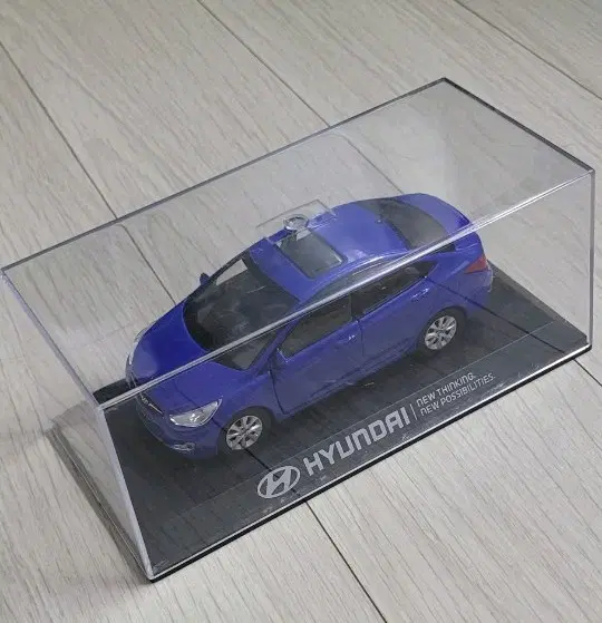 Hyundai Accent RB(2010) Blue PCT 1:38 Diecast Model Car